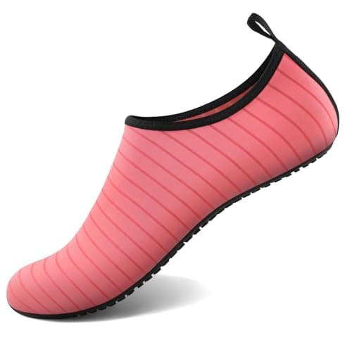 ATHMILE Water Shoes for Women Men Barefoot Quick-Dry Aqua Socks for Beach Swim Pool River Yoga Lake Surf Sport Shoes Cruise Essentials Swimming Size