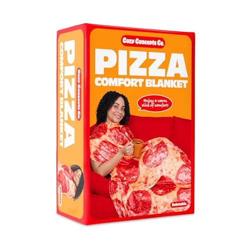 Cozy Concepts Co. Pizza Comfor... Large 60” Cozy Fleece Blanket