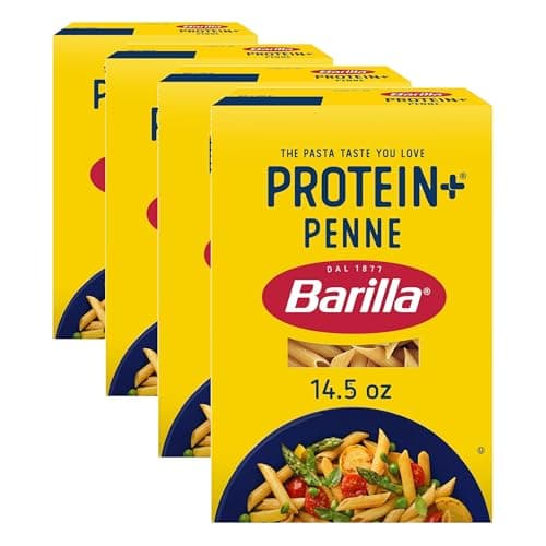 Barilla Protein+ (Plus) Penne ...O,Kosher Certified,(Pack of 4)