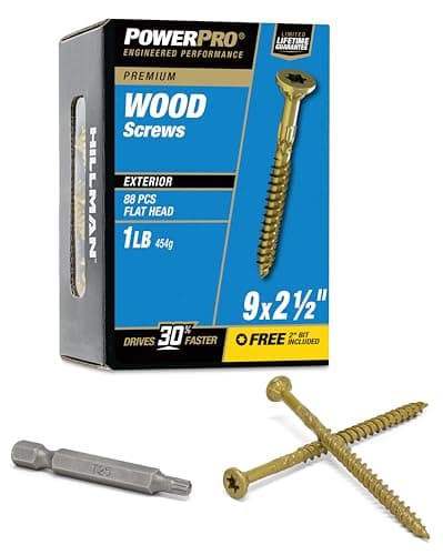 Power Pro Premium Exterior Woo...ed, Bronze, 100 Pieces | 48599