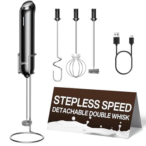 Typhur InstaWhisk USB-C Rechargeable Milk Frother Wand $10 + Free S&H