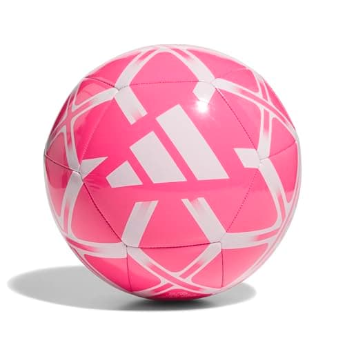 adidas Starlancer Club Soccer Ball( Solar Pink/White,Size 5) $9.96 + Free S&H w/ Prime or $35+