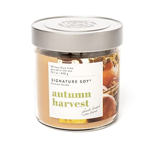 Signature Soy Lidded Autumn Ha...vest Scented Candle, Large Jar