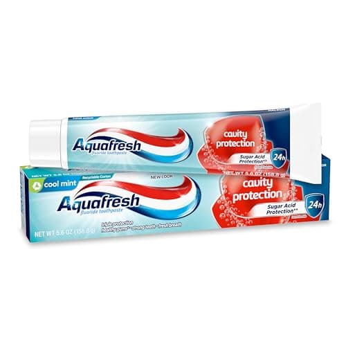 5.6-Ounce Aquafresh Cavity Protection Fluoride Toothpaste (Cool Mint) $1.17 w/ S&S + Free Shipping w/ Prime or on $35+