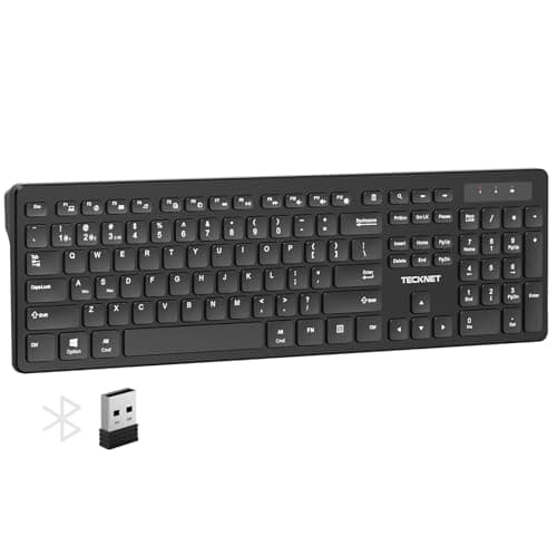 Tecknet TK-KB058 Bluetooth 2.4G USB and Wireless Keyboard $9.99