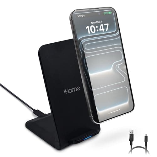 iHome 15W Folding Wireless Charging Stand w/ Cable $9.40 + Free Shipping w/ Prime or on $35+