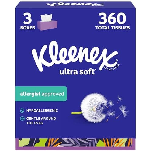 3-Pack 160-Count Kleenex Facial Tissues $4.35 w/ S&S