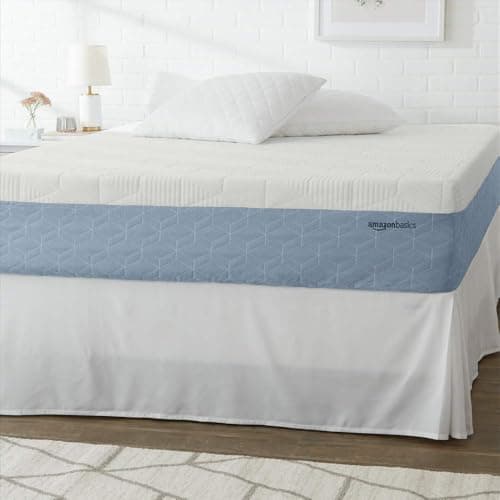 Amazon Basics Cooling Gel Memo...5 x 54 x 12 inches, White/Gray