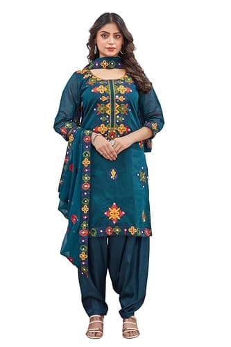 Shreyanvi Indian Pakistani Designer Ready to Wear Ethnic Punjabi Salwar Kameez Dupatta Patiala Suit Set for Women