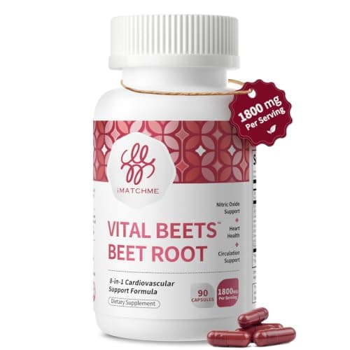 90-Ct iMATCHME Vital Beets 1800mg Beet Root Capsules $8.10 w/ S&S