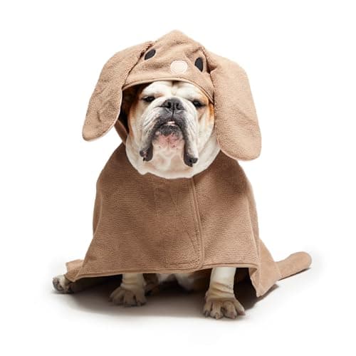 Barkbox Dog Bathrobe Fast Dryi...Tumble Dry Low - Bunny, Medium