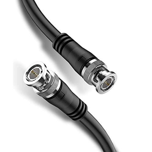 BIFALE 6ft HD-SDI Cable, Heavy Duty BNC to BNC, 75 Ohm, 1080P for CCTV Systems