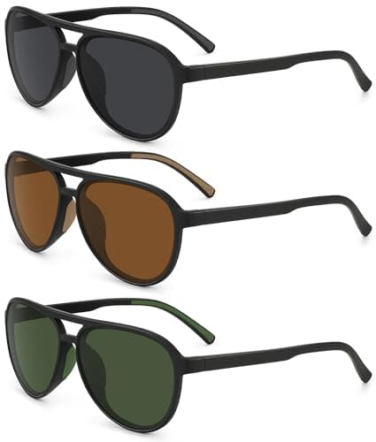 Aviator Sunglasses 3-Pack Only $4.99 on Amazon (Reg. $20)