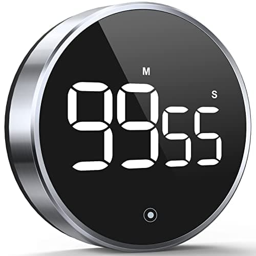 Digital Kitchen Timer, 3.8'' L.../Office/Exercise (Smooth Knob)