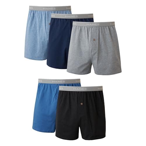 Hanes Men's Exposed Waistband 5-Pack for $15 + free shipping w/ Prime