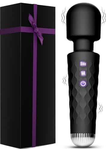 Vibrator Wand, MOOLIGIRL APP Control Adult Sex Toy Full-Body, Vibrating Dildo with 20 Powerful Vibration Modes for Clitoral Anal Nipple, Women Sex Toys Quiet & Fully Waterproof, Deep Dark