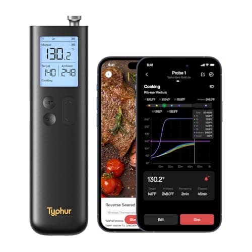 Typhur SYNC Gold Lite Wireless Meat Thermometer (Black) $25 + Free Shipping