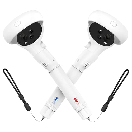 Controllers Extensions for Met...e Covers VR Accessories, White