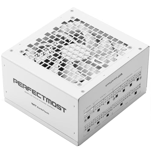 darkFlash PMT 850W White Fully Modular PSU ATX 3.1& PCIe 5.1 Ready, 2 x 12VHPWR Cable Included, 100% Japanese 105°C Capacitors, 80 Plus SPL B-Tier Sold by 3rd party Shipped by Amazon [$68.23 after rebate]