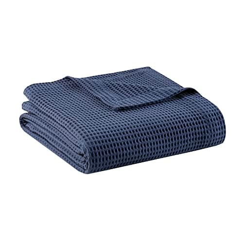 Madison Park 100% Cotton Blank..., King(108 in x 90 in), Indigo