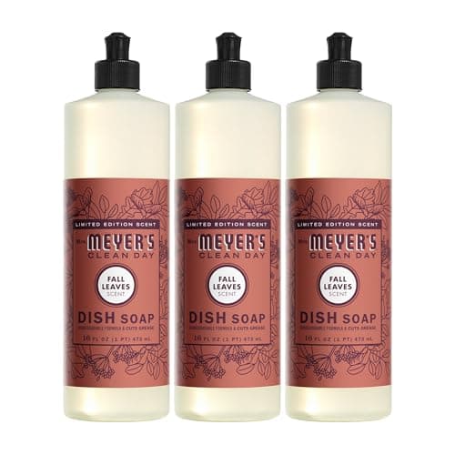 3-Pack 16-Ounce Mrs. Meyer's Clean Day Liquid Dish Soap (Fall Leaves) $10.49 w/ S&S + Free Shipping w/ Prime or on $35+ $8.93