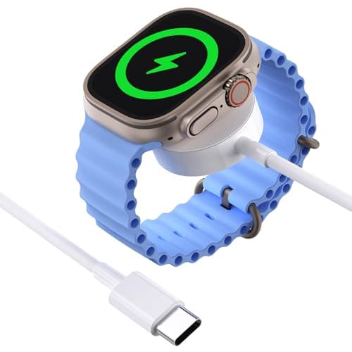 𝟐𝟎𝟐𝟔 𝐔𝐩𝐠𝐫𝐚𝐝𝐞𝐝 iWatch Portable Travel USB-C 3.3FT Cable for Apple Watch Magnetic Charger, Wireless Charging Compatible with Apple Series Ultra/SE 3/SE 2/11/10/9/8/7/6/5/4/3/2