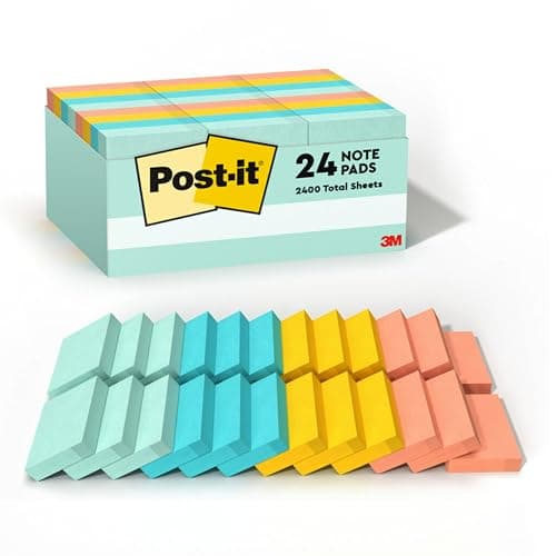 Amazon: 24-Pack Post-it Notes (1 3/8" x 1 7/8") $7.34 (Reg $19.29, ~62% Off) + FS w/ Prime