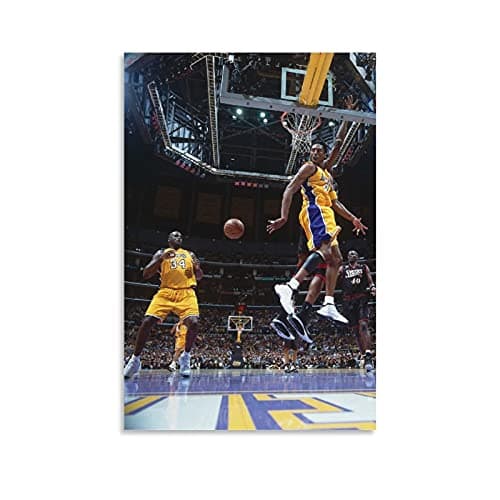BIAOHAN Kobe Bryant Poster Canvas Prints decorative painting wall art gift Posters colleague family relative friend Frame / unframed 12x18inch(30x45cm) MAYLONG