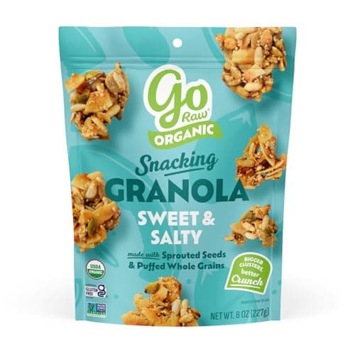 Go Raw Sweet & Salty Snacking Granola, 8oz Pouch