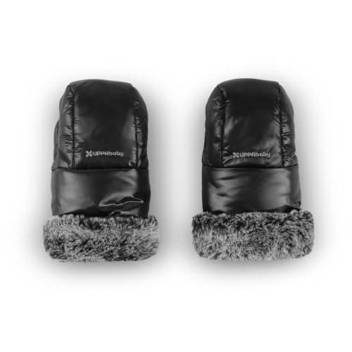 UPPAbaby CozyHandmuffs Luxe – ...ld Weather - Lyla (Onyx Nylon)