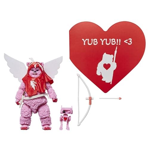 STAR WARS The Black Series Ewok (Valentine’s Day Edition), Premium Collectible 6 Inch Action Figure