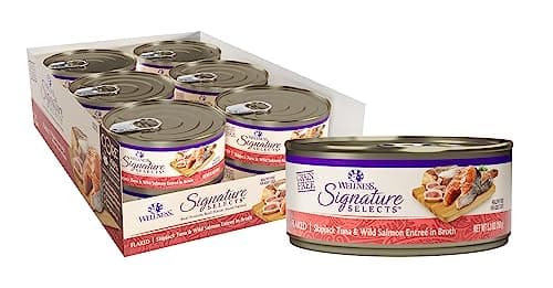 [SnS, AC] $16.80* | 12-Pk 5.3oz Wellness CORE Signature Selects Flaked Wet Cat Food (Tuna & Salmon) at Amazon