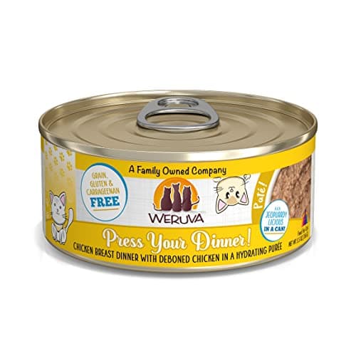 Weruva Classic Cat Paté, Press...Chicken, 5.5oz Can (Pack of 8)
