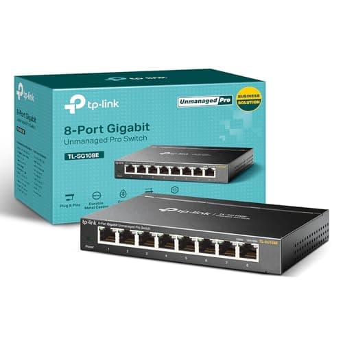 $19.82* | TP-Link TL-SG108E 8-Port Gigabit Easy Smart Switch at Amazon