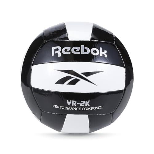 Reebok VR-2K Composite Volleyb...h-Performance, (Black, Size 5)