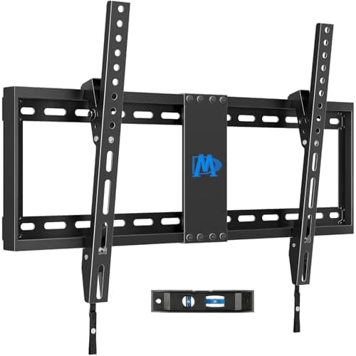 Mounting Dream TV Wall Mount for Most 37-90 Inch TVs, Universal Tilt TV Mount Fit 16", 18", 24" Stud with Loading Capacity 132lbs, Max Vesa 600 x 400mm, Low Profile Flat Wall Mount TV Bracket