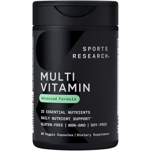 [SnS, AC] $11.01 | 60-ct Sports Research Multivitamin Advanced Formula Veggie Capsules at Amazon