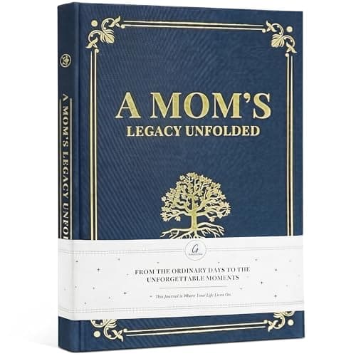 GAUDORA Mothers Day Gifts For Mom from Daughter Son - Meaningful Moms Life Story Journal Includes 150 Prompt Questions to Share Her Journey and Memories - Birthday Gifts for Mom Mother in Law