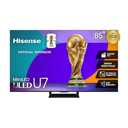 Hisense 85" U7 Mini-LED ULED 4...Atmos, IMAX Enhanced, 2.1.2 Ch