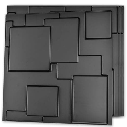 Art3d 19.7" x 19.7" Wall Panel City 12-Pack for $16 + free shipping w/ Prime