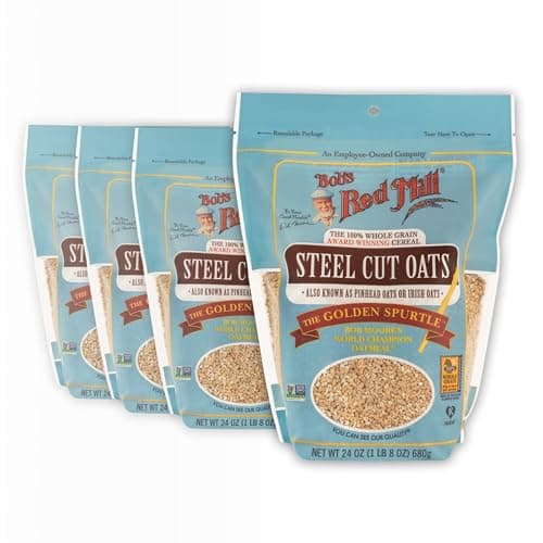 4-Pk 24-Oz Bob's Red Mill Steel Cut Oats $10.10 w/ S&S