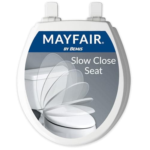 Mayfair Cassel Slow Close Toilet Seat for $20 w/ Prime + free shipping