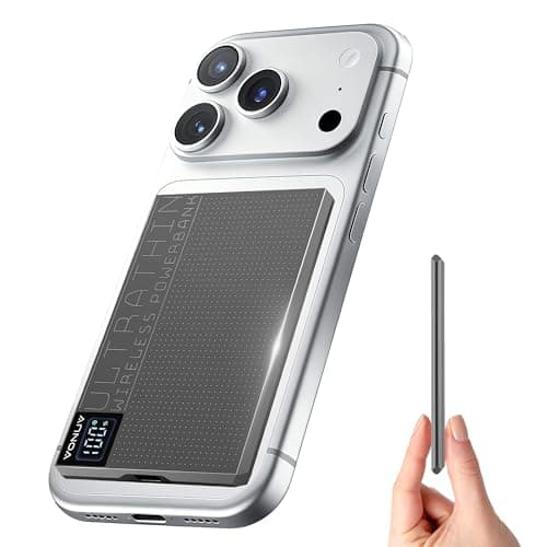 [AC] $12.99* | 5000mAh Vonuv Ultra-Slim Magnetic Portable Charger w/ LED Display at Amazon