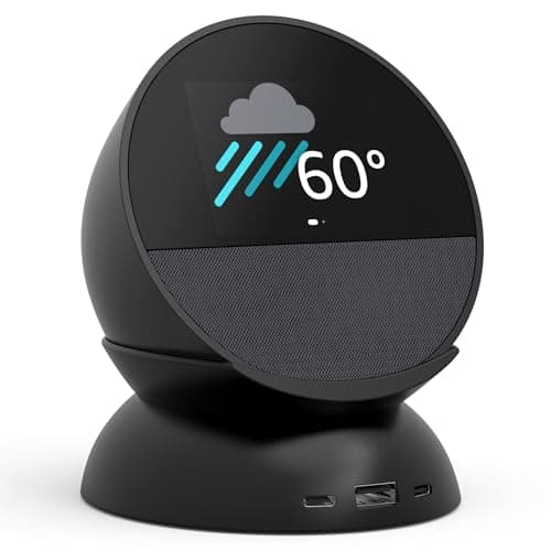 Echo Spot Bundle: Includes Ech...d USB-A Charging Ports | Black