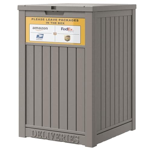 LHBGO Upgrade 48 Gallon Packag...orage Box with Lockable Secure