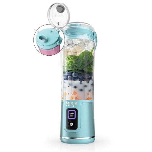 Ninja Blast Portable Blender, ...fe Parts, Tinted Aqua, BC151AQ