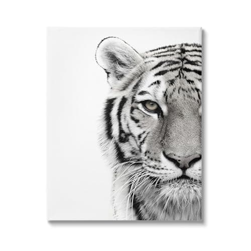 Stupell Industries White Tiger..., 30 x 40 Inch Canvas Wall Art