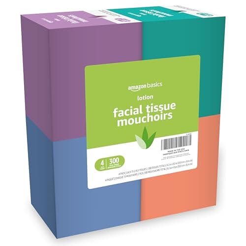Amazon Basics Facial Tissues w...s per Box), Packaging May Vary