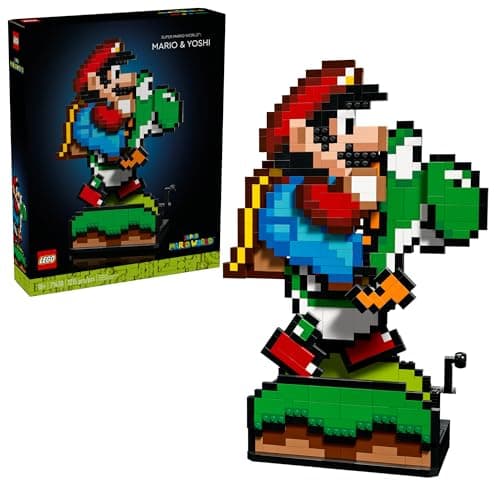 $103.99* | 1215-Piece LEGO Super Mario World: Mario & Yoshi Building Set at Amazon