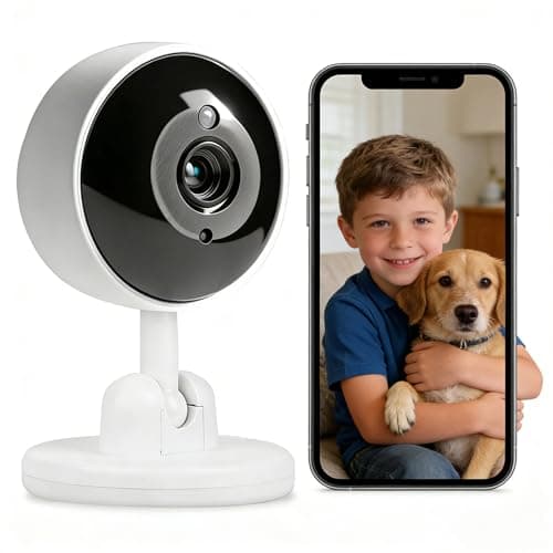 2K WiFi Cameras for Home Security with 24/7 Live Video/Image, Spotlight Siren and Audio, Indoor Security Camera for House, Pet, Baby, Motion Detection, Color Night Vision, Cloud and SD Storage